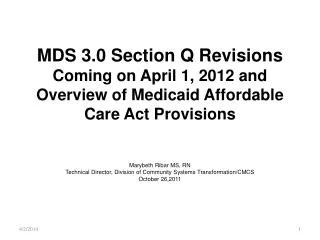 MDS: Overview