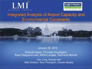 Integrated Analysis of Airport Capacity and Environmental Constraints