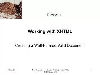 Working with XHTML