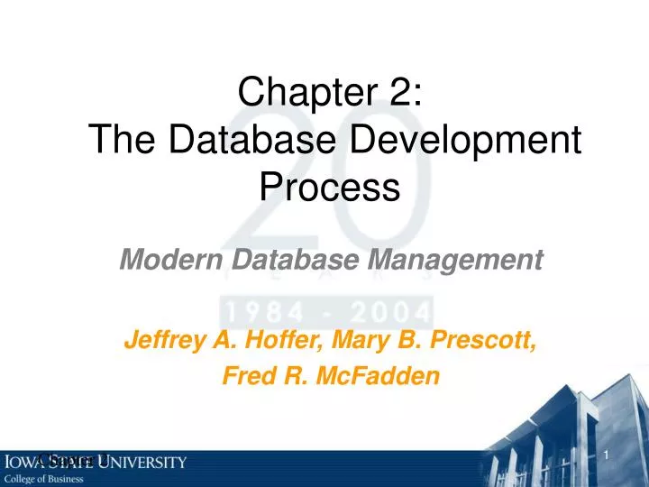 chapter 2 the database development process