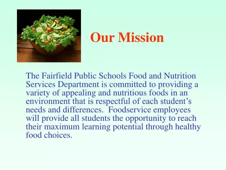 our mission