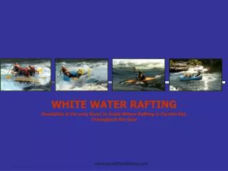 WHITE WATER RAFTING Kundalika is the only River In India Where Rafting is Carried Out Throughout the year