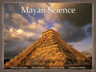 Mayan Science