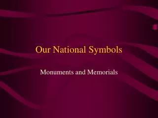Our National Symbols