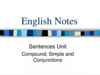English Notes