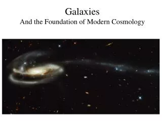 Galaxies And the Foundation of Modern Cosmology