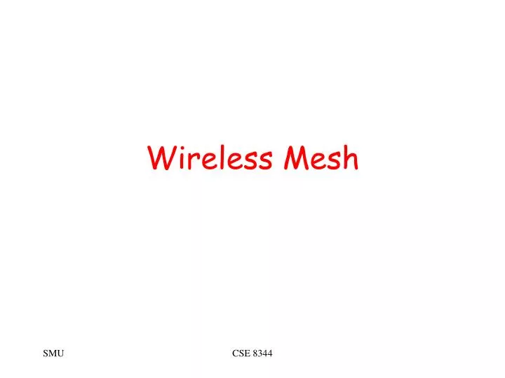 wireless mesh