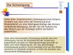 Die Schwingung - slide 1