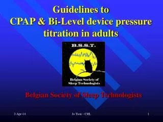 Guidelines to CPAP &amp; Bi-Level device pressure titration in adults