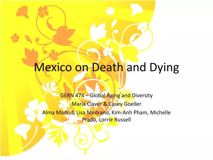 mexico on death and dying