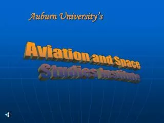 AVIATION and SPACE STUDIES INSTITUTE ASSI