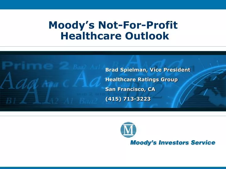 moody s not for profit healthcare outlook