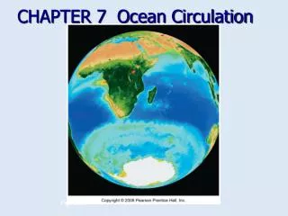 CHAPTER 7 Ocean Circulation