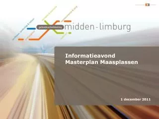 Informatieavond Masterplan Maasplassen