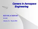 Careers in Aerospace Engineering - slide 1