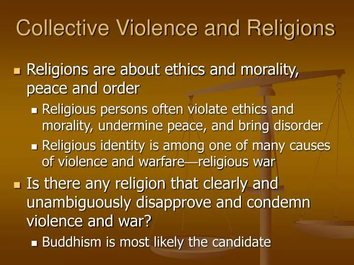 collective violence and religions