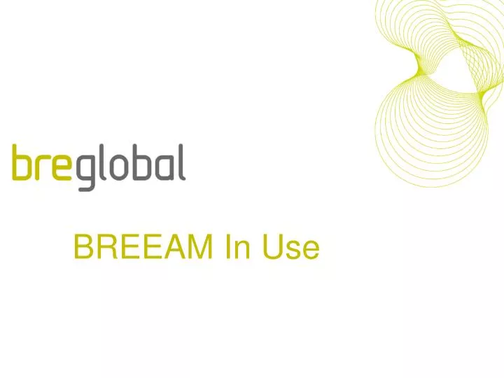 breeam in use