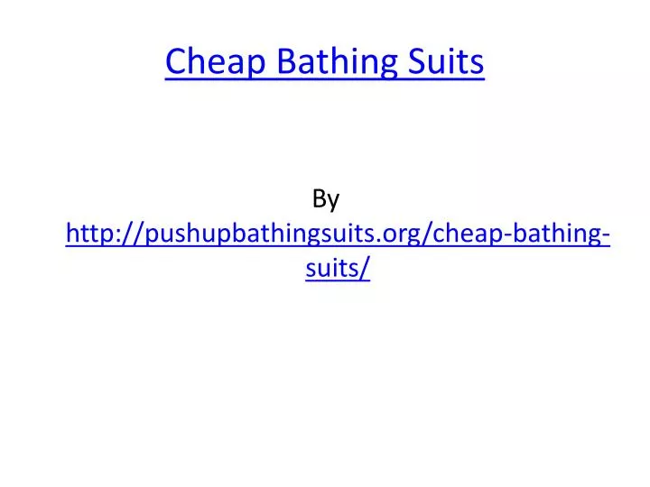 cheap bathing suits