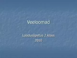 veeloomad