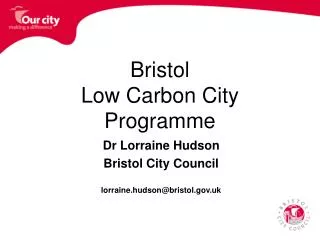Bristol Low Carbon City Programme