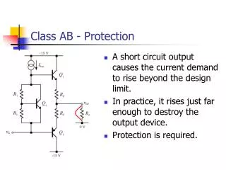 Class AB - Protection