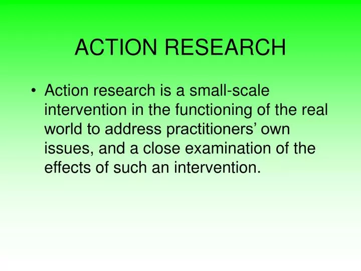 action research