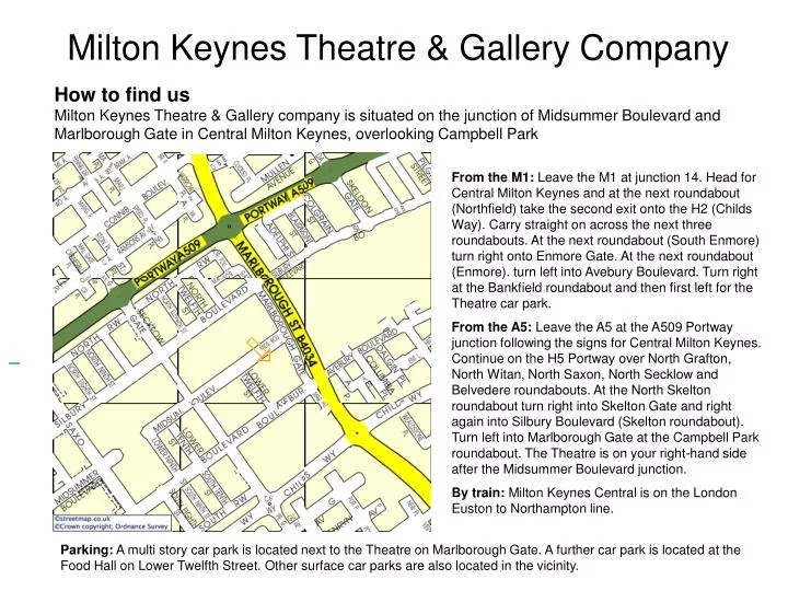 milton keynes theatre gallery company