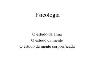 Psicologia