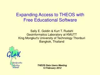 Expanding Access to THEOS with Free Educational Software