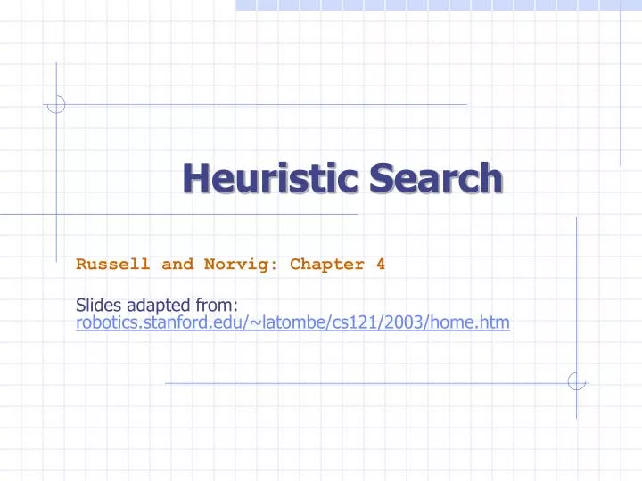 heuristic search