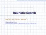 Heuristic Search - slide 1