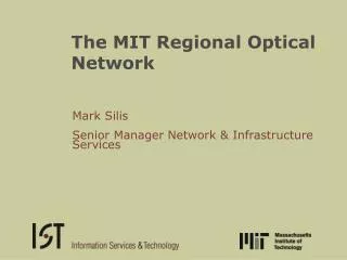 The MIT Regional Optical Network