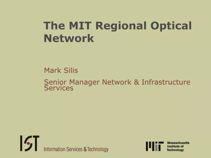 the mit regional optical network