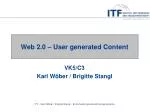 Web 2.0 – User generated Content - slide 1
