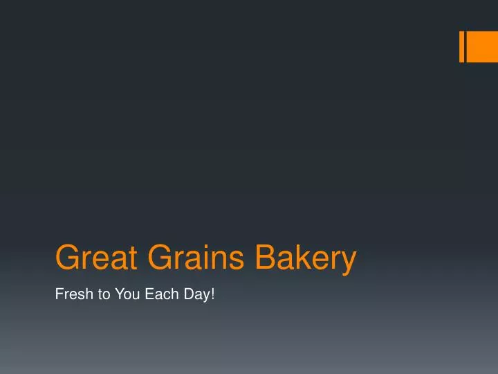 great grains bakery