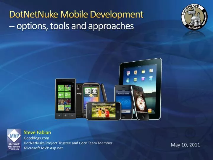 dotnetnuke mobile development options tools and approaches