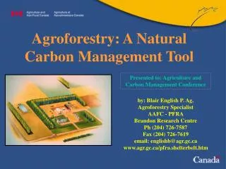 Agroforestry: A Natural Carbon Management Tool