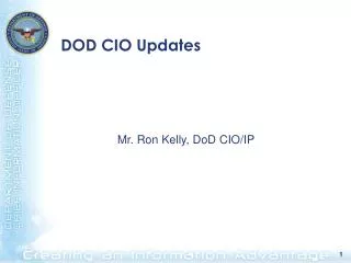 DOD CIO Updates