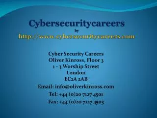 Cyber Security Jobs