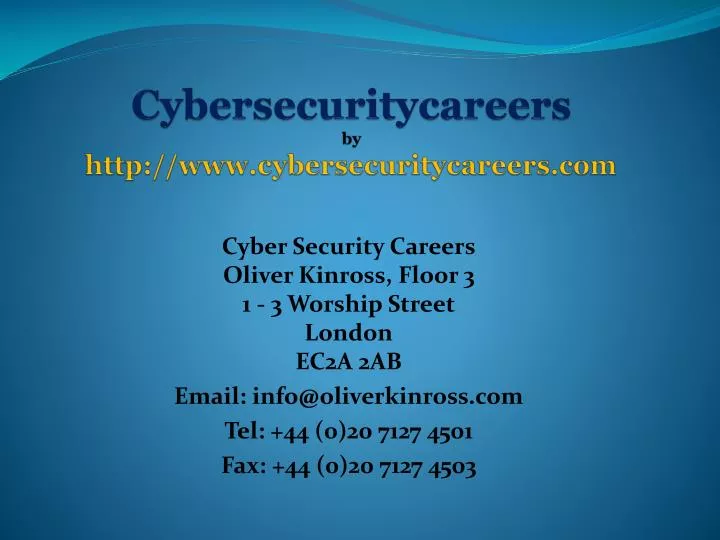 cybersecuritycareers by http www cybersecuritycareers com