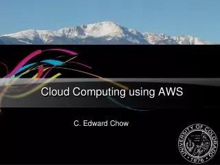 Cloud Computing using AWS