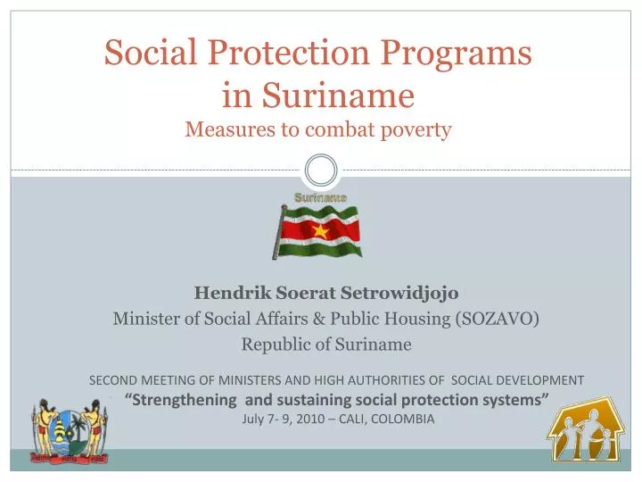 social protection programs in suriname measures to combat poverty