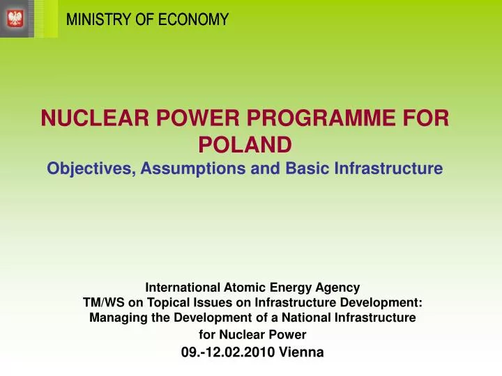 nuclear power programme for poland objectives assumptions and basic infrastructure