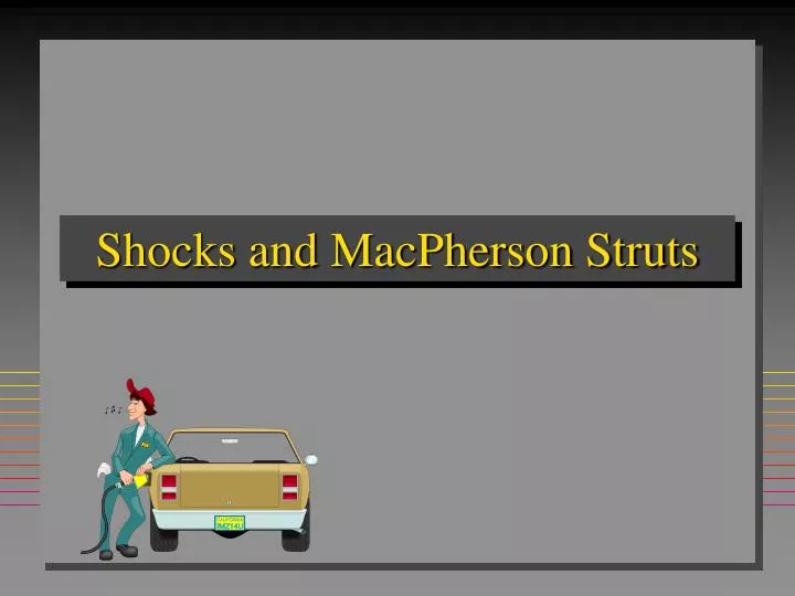 shocks and macpherson struts