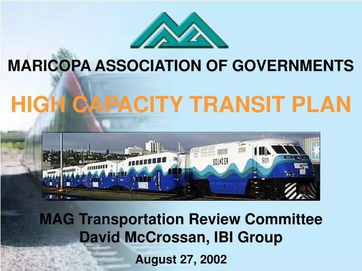 high capacity transit plan