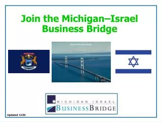 Join the Michigan–Israel Business Bridge