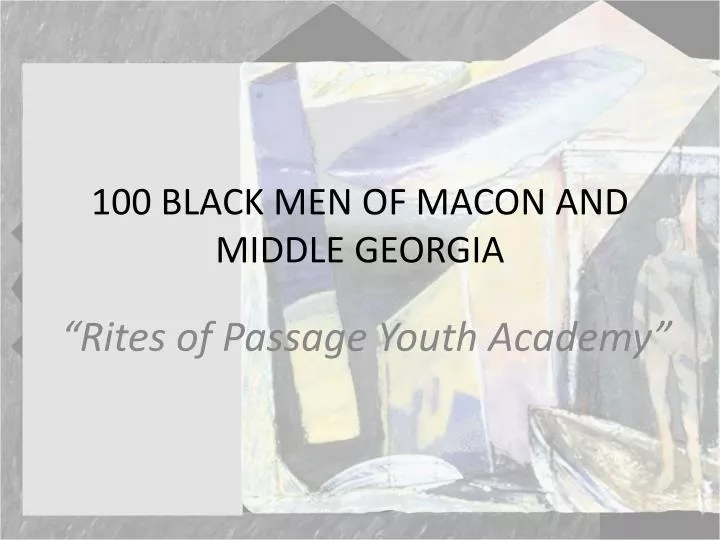 100 black men of macon and middle georgia