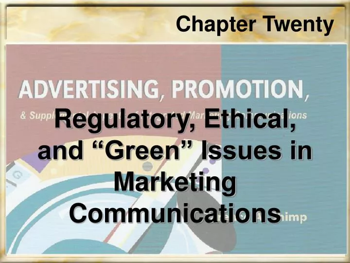 regulatory ethical and green issues in marketing communications
