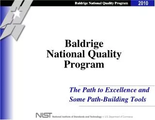 Baldrige National Quality Program