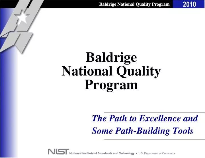 baldrige national quality program